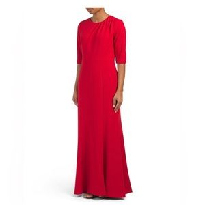 Kay Unger Red Gown